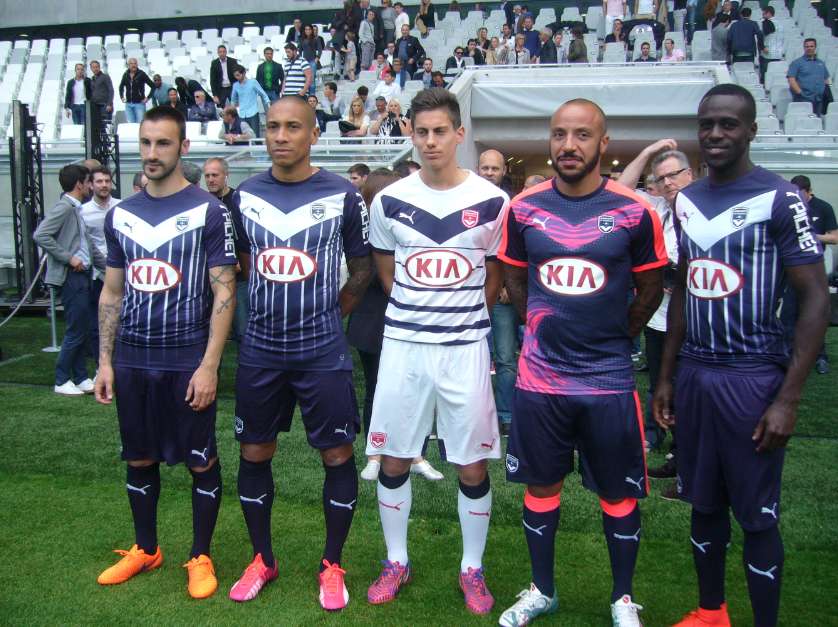 Bordeaux dévoile son nouveau maillot