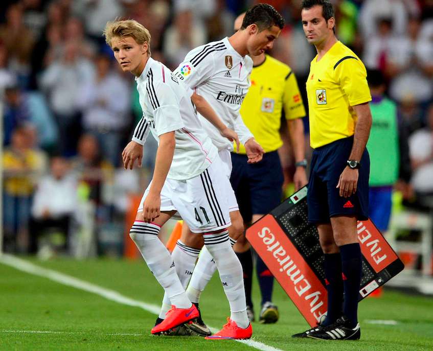 Martin Ødegaard fait ses débuts avec le Real
