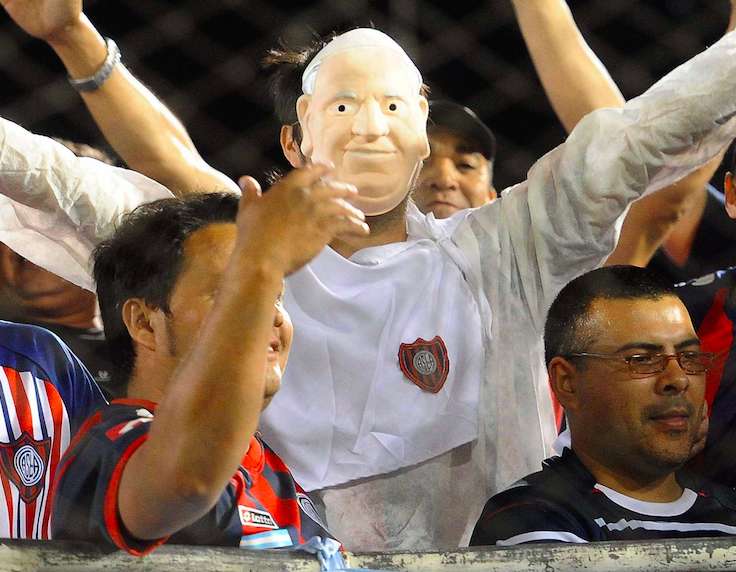 Le pape ne peut pas regarder San Lorenzo