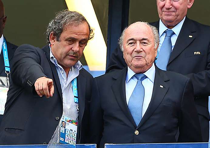 Platini : «<span style="font-size:50%">&nbsp;</span>J&rsquo;ai demandé à Blatter de démissionner<span style="font-size:50%">&nbsp;</span>»