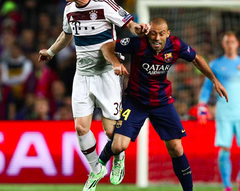 Mascherano et les Allemands