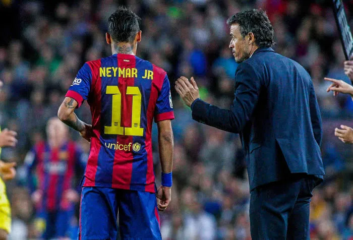 Luis Enrique et les pitreries de Neymar