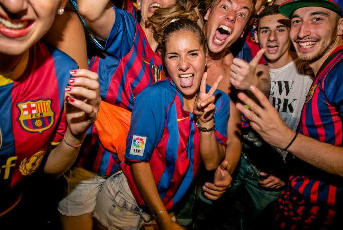 Le Barça sanctionné pour un drapeau