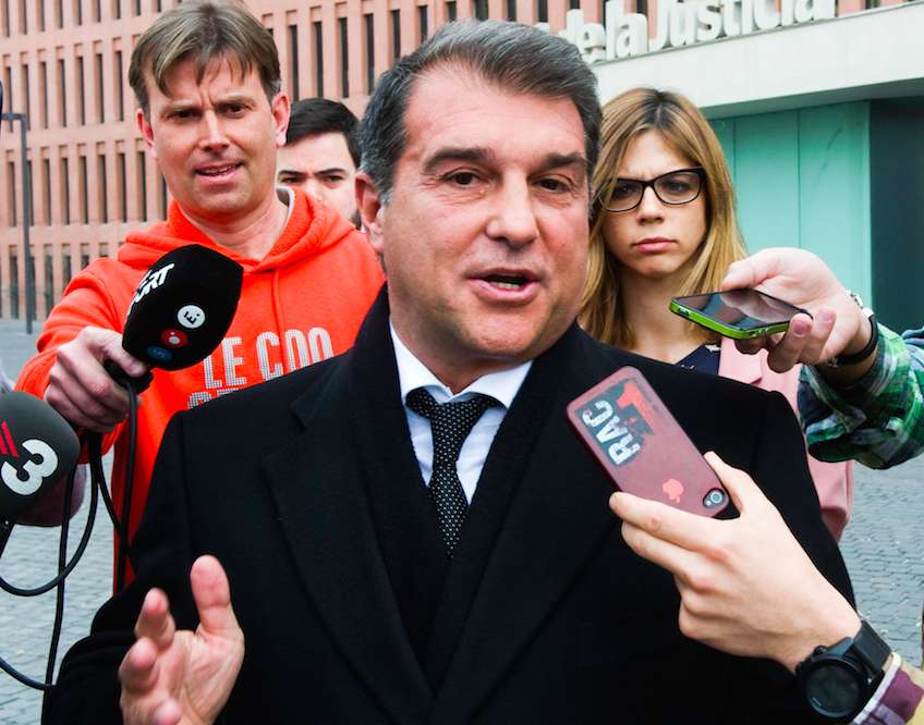 Laporta candidat à la présidence du Barça
