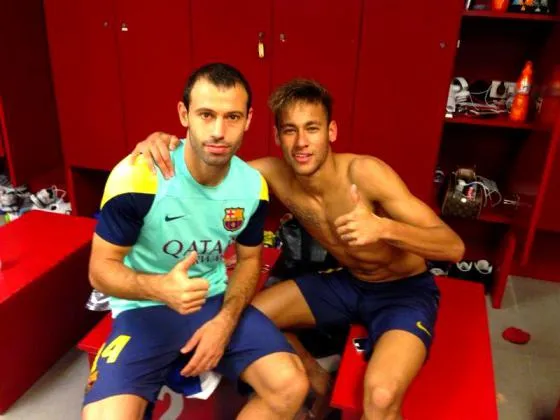 Mascherano prend la défense de Neymar