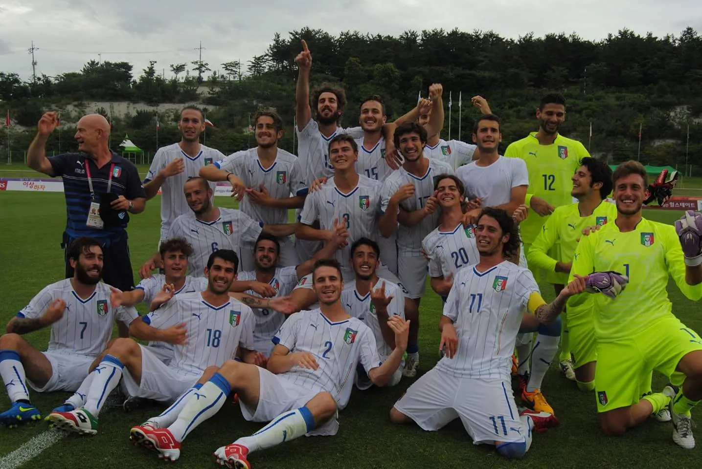 L'Italie a les meilleurs footeux étudiants