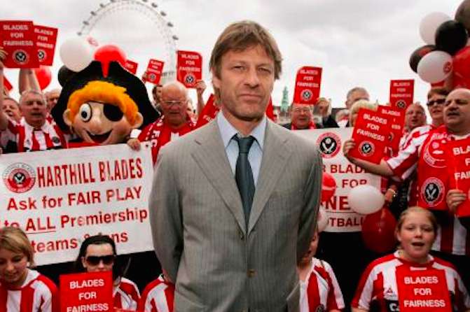 Sean Bean, Monsieur Sheffield !