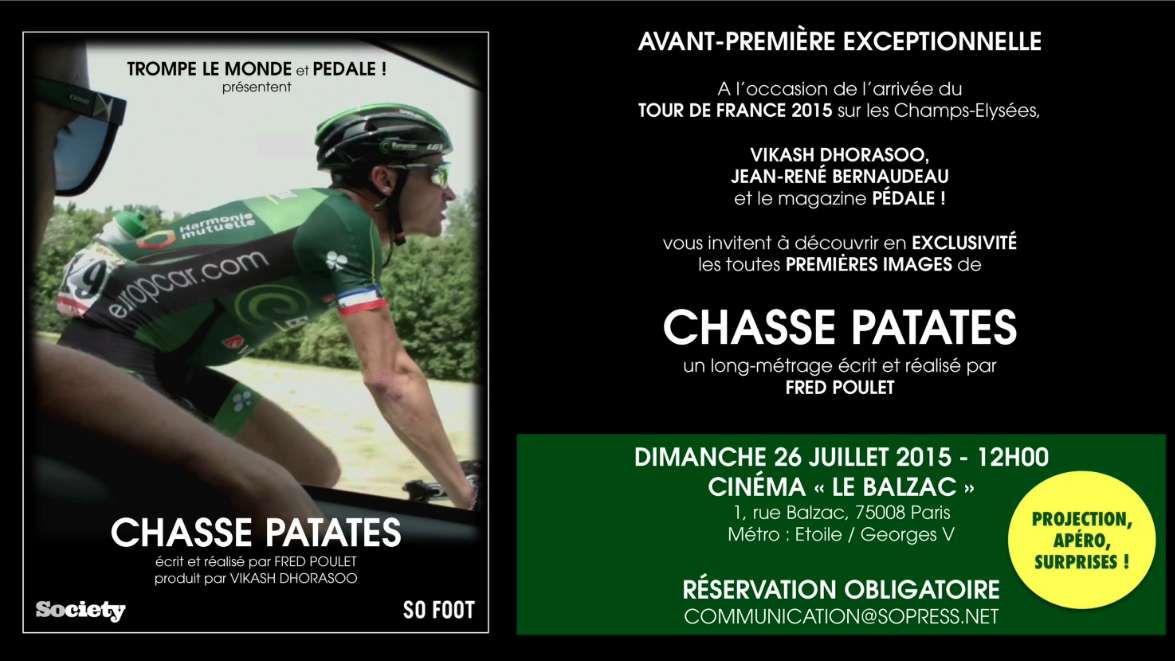 PEDALE !  t&rsquo;invite à une projo-apéro