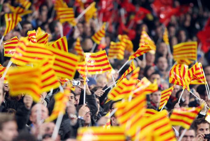 C1 : le Barça sanctionné pour des drapeaux catalans