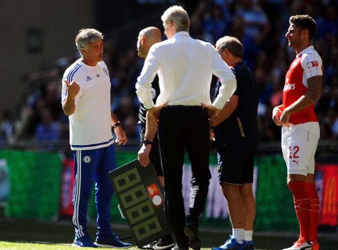 Mourinho chambre Wenger