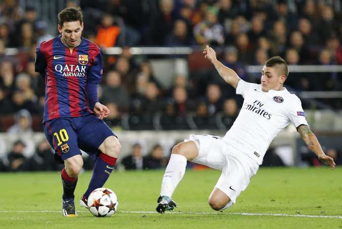 Verratti admire le Barça