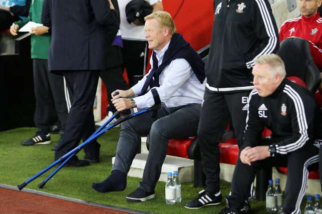 Ronald Koeman en stress