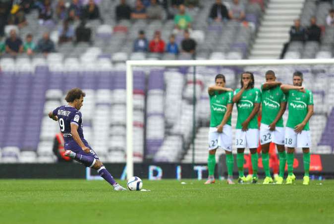 Saint-Etienne s&rsquo;incline à Toulouse
