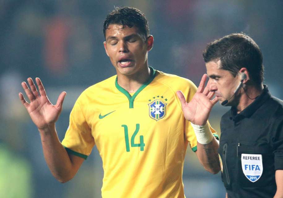Thiago Silva écarté du groupe brésilien