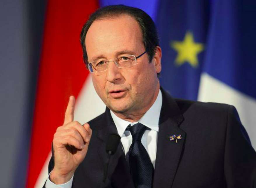 François Hollande au Red Star