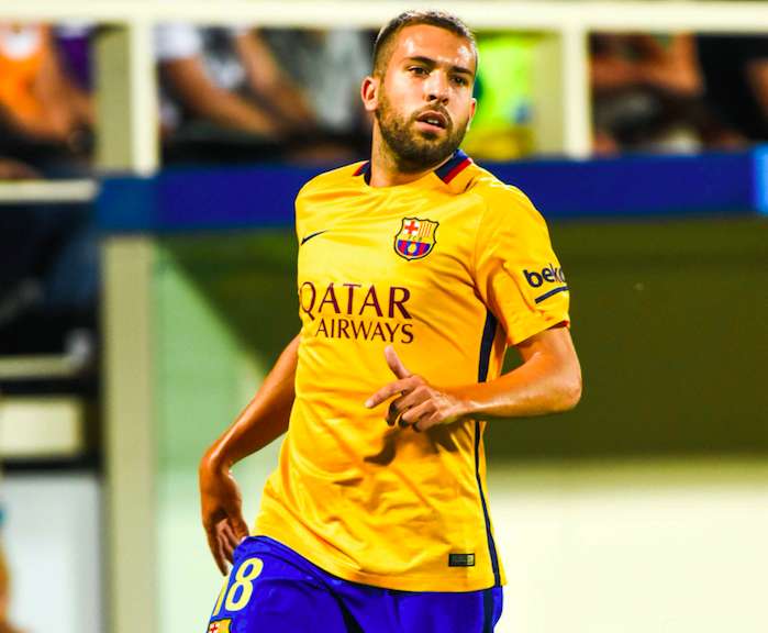 Jordi Alba blessé