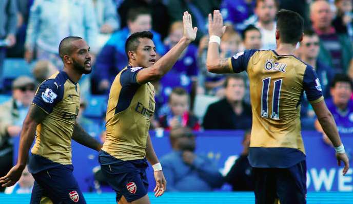 Arsenal corrige Leicester