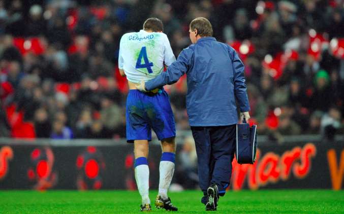 Gerrard et sa coupure au pénis