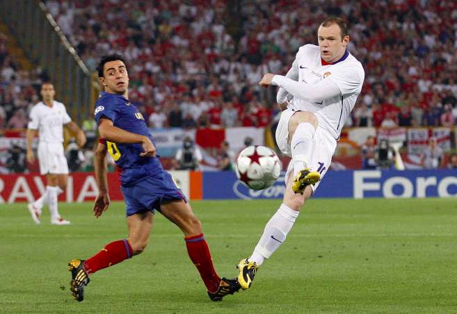 Xavi et le positionnement de Rooney