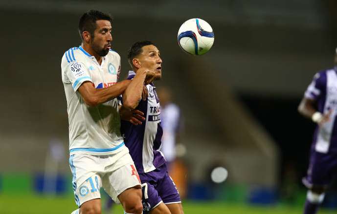 Le groupe de l&rsquo;OM face à Lorient