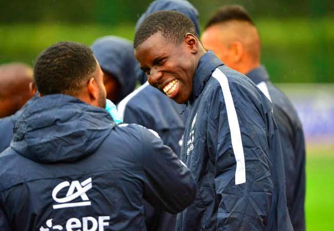 Zouma et Nkoudou avec les Bleuets