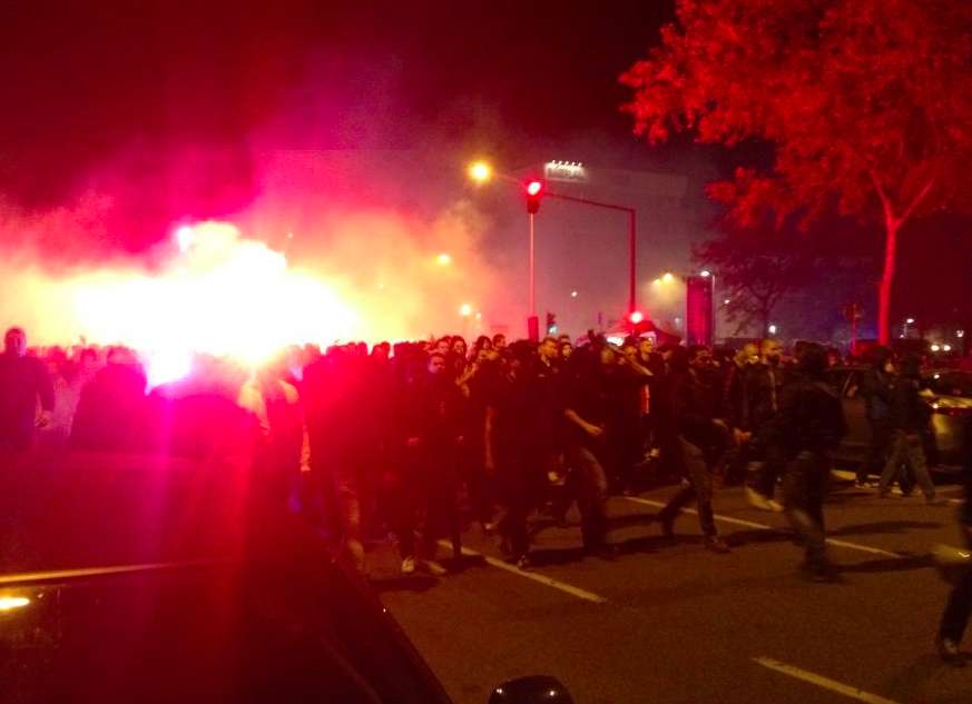 On était au dernier derby à Gerland