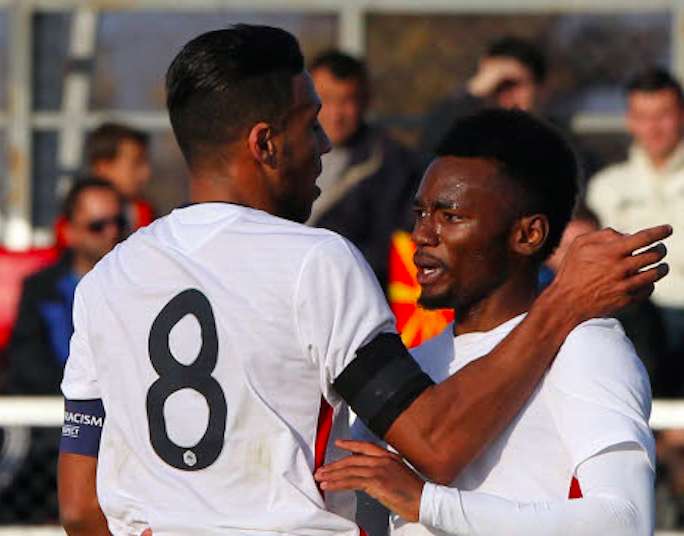 Nkoudou sauve les Bleuets et dédie son but