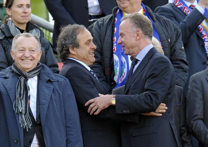 Aulas soutient toujours Platini