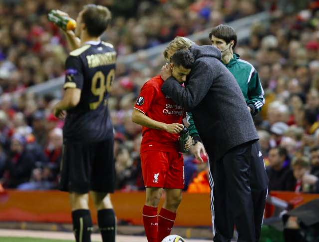 Coutinho : «<span style="font-size:50%">&nbsp;</span>Klopp m&rsquo;a fait un gros câlin»