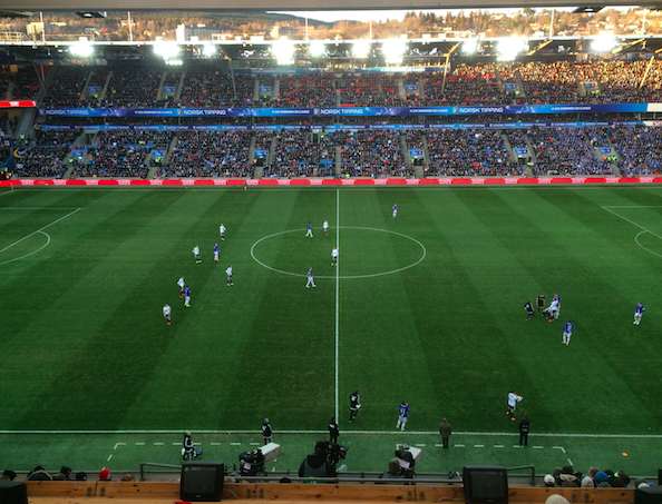 On était à la finale de la Coupe de Norvège