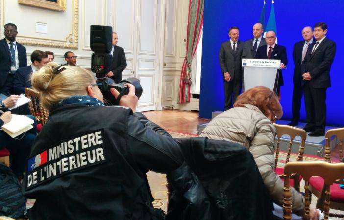 On était place Beauvau pour la réunion sur l&rsquo;Euro 2016