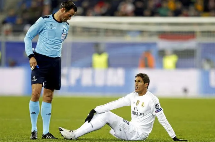 Varane face à la blessure