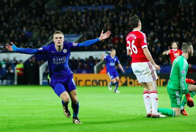 Un point pour Leicester, un record pour Vardy