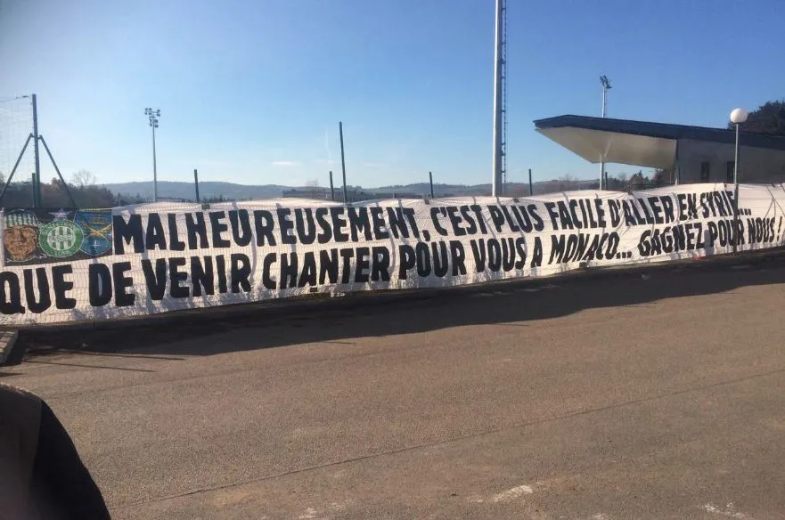 Photo : Le coup de gueule des supporters stéphanois