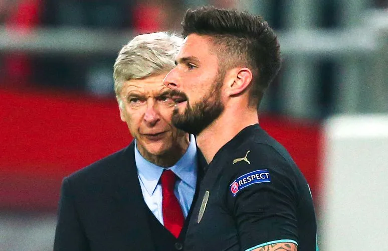 Wenger : «<span style="font-size:50%">&nbsp;</span>Giroud ? Un des meilleurs attaquants d&rsquo;Europe<span style="font-size:50%">&nbsp;</span>»