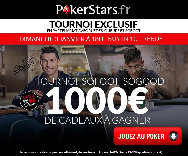 Tournoi SoFoot sur PokerStars : 1000€ de cadeaux à gagner (Pack PS4, Fifa 16, Abo SoFoot,…)