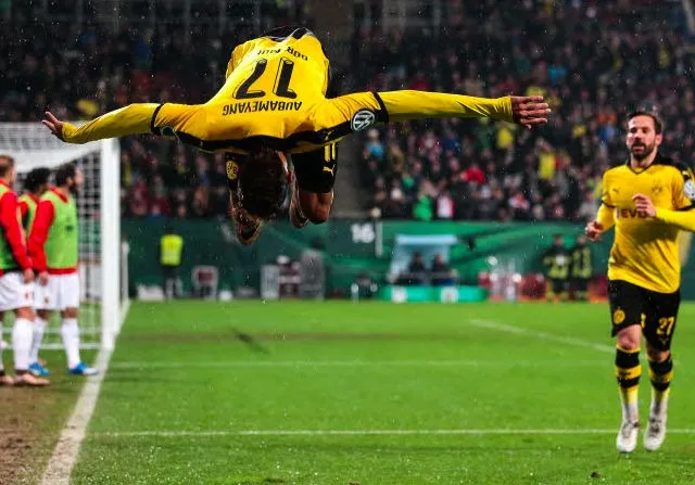 Aubameyang : «<span style="font-size:50%">&nbsp;</span>À Dortmund, je progresse chaque année<span style="font-size:50%">&nbsp;</span>»