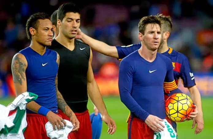 Suárez : «<span style="font-size:50%">&nbsp;</span>Neymar a encore à apprendre de Messi<span style="font-size:50%">&nbsp;</span>»