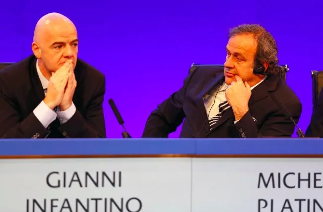 Infantino souhaite le meilleur à Platini