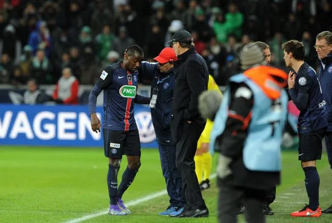Matuidi touché à la cuisse ?