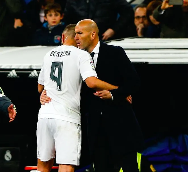 Zidane félicite Benzema