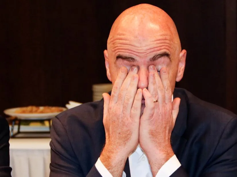 Infantino : «<span style="font-size:50%">&nbsp;</span>Je suis choqué et terriblement attristé <span style="font-size:50%">&nbsp;</span>»