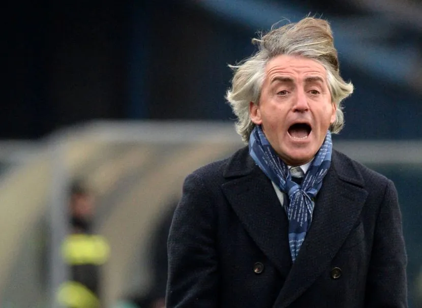 Mancini espère une défaite de la Roma