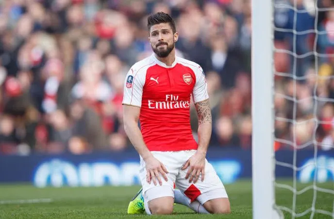 Giroud, le compteur bloqué