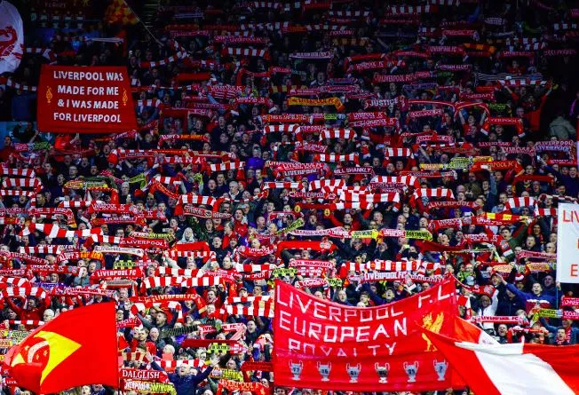 « Avoir les gens de Liverpool derrière nous et sur le terrain »