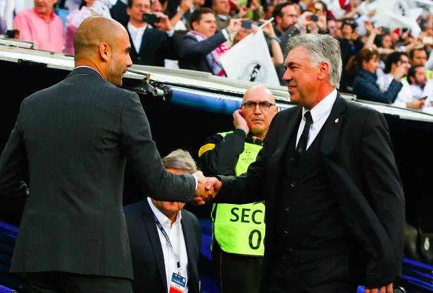 Pour Ancelotti, le City de Guardiola jouera comme le Barça
