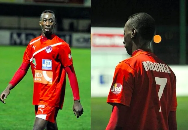 Tristan M'Bongo, attaquant de Luzenac en 2014, chauffeur VTC en 2016