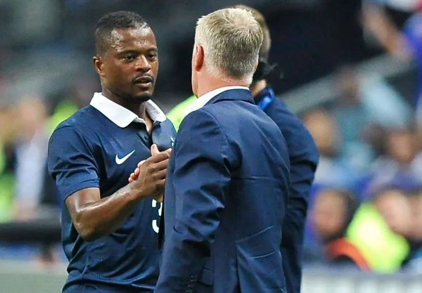 Évra : «<span style="font-size:50%">&nbsp;</span>Un lien spécial avec Deschamps<span style="font-size:50%">&nbsp;</span>»