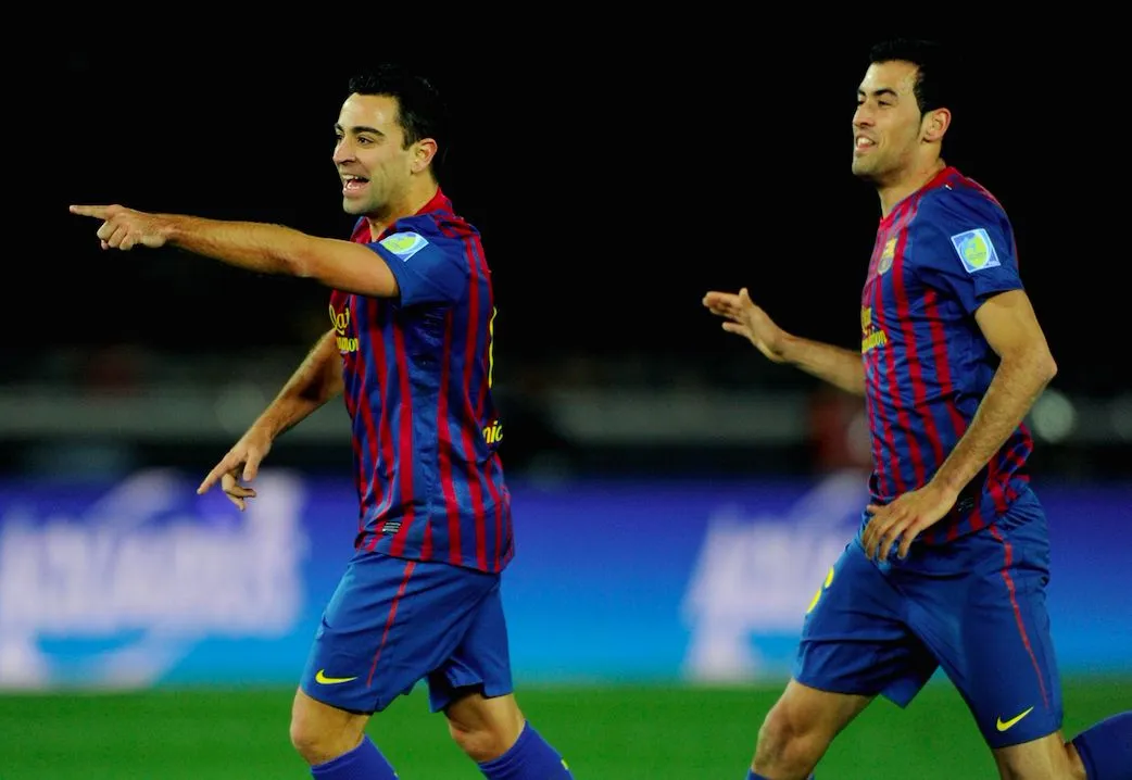 Xavi : «<span style="font-size:50%">&nbsp;</span>Iniesta et Busquets dictent le style de l&rsquo;Espagne<span style="font-size:50%">&nbsp;</span>»