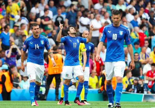 Les notes de l&rsquo;Italie face à la Suède